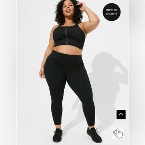 Torrid Performance Jersey full length active legging - size 2 18/20 NEW ✨